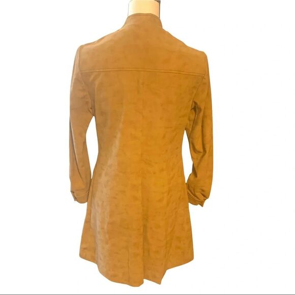 Vintage Sherbert Originals Suede Coat Dress with Tie Size Medium - Picture 2 of 13